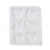Rabbit/Dragon/Cat Pendant DIY Silhouette Silicone Mold DIY-K073-09B-2