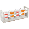 4-Hole Pinewood Wine Glass Organizer Holder ODIS-WH0025-153-1