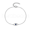 Anti-Tarnish S925 Sterling Silver Evil Eye Link Bracelet AK1290-6-1