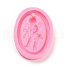 Oval with Angel Pendant DIY Silicone Molds SIMO-P003-06A-2