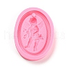 Oval with Angel Pendant DIY Silicone Molds SIMO-P003-06A-2