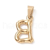 304 Stainless Steel Pendants X-STAS-F235-01G-B-3