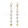 Brass Dangle Earrings EJEW-JE05930-1