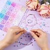 DIY Round Acrylic Beads Jewelry Making Finding Kits DIY-YW0011-64-5