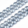 Electroplate Glass Beads Strand X-EGLA-S188-27-A01-1