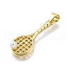 Rack Plating Brass Pendants KK-K401-63G-2