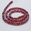 Electroplate Glass Bead Strands EGLA-J047-6x4mm-AB07-3