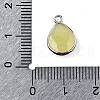 Natural Korean Jade  Faceted Pendants G-U019-05P-04-3