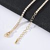 Brass Tennis Necklaces NJEW-I104-13A-2
