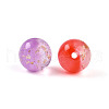 Two Tone Transparent Resin Beads RESI-N042-12mm-12-2