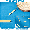 BENECREAT 12Pcs 304 Stainless Steel Pendants STAS-BC0003-78G-4