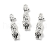 Tibetan Style Alloy Animals Pendants PALLOY-V007-01AS-02-1