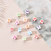 White Opaque Acrylic Beads SACR-YW0001-20-4