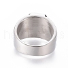 304 Stainless Steel Wide Band Rings RJEW-D073-15-P-3