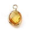 Faceted Glass Pendants KK-WH0046-59G-11-1