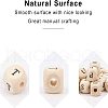 Olycraft Natural Wooden European Beads WOOD-OC0001-42A-4