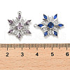 Brass Micro Pave Colorful Cubic Zirconia Pendants KK-C054-01P-3