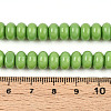 Opaque Spray Painted Glass Beads GLAA-ZX008-8mm-18B-4