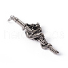 316 Surgical Stainless Steel Big Pendants STAS-L184-024-3