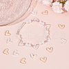 Unicraftale 40Pcs 2 Colors Brass Linking Rings KK-UN0003-30-2