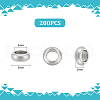 Unicraftale 200Pcs Ring 304 Stainless Steel Spacer Beads STAS-UN0058-87B-P-3