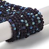 Transparent Glass Beads Strands X-EGLA-A044-T8mm-MB15-1