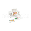 Foldable Paper Drawer Boxes with Clear Plastic Cover CON-WH0095-68A-03-8
