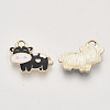 Alloy Enamel Pendants ENAM-S119-005D-2