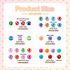 82Pcs 32 Style Opaque & Transparent Acrylic Beads MACR-TA0001-24-12