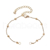 304 Stainless Steel Ball Link Chain Bracelet Making AJEW-JB01305-01-1