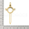 Ion Plating(IP) 304 Stainless Stee Locket Big Pendants STAS-S132-09G-01-3