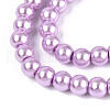 Baking Painted Pearlized Glass Pearl Round Bead Strands HY-Q003-6mm-81-3