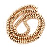 Electroplated Synthetic Non-magnetic Hematite Beads Strands G-M095-C01-02KCG-4