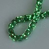 Luminous Handmade Gold Foil Glass Beads Strands FOIL-N029-02A-06-2
