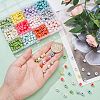 SUNNYCLUE 600Pcs 12 Colors Opaque Acrylic Beads OACR-SC0001-50-3