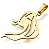 304 Stainless Steel Pendants STAS-Z119-04G-2