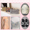 AHADERMAKER 500Pcs 5 Colors Acrylic Sew On Rhinestones DIY-GA0007-25A-7