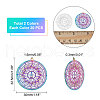 DICOSMETIC 40Pcs 2 Colors 201 Stainless Steel Filigree Pendants STAS-DC0010-92-2