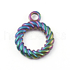 Ion Plating(IP) 304 Stainless Steel Toggle Clasps STAS-D170-03-2