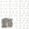 Unicraftale 600Pcs 3 Styles 304 Stainless Steel Quick Link Connectors STAS-UN0056-65-1