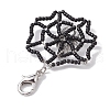 Handmade Seed Beads Keychain Pendants Decoration HJEW-MZ00064-3