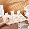 7-Slot Wooden Ring Display Boards RDIS-WH0009-025A-3