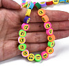 Handmade Polymer Clay Beads Strands CLAY-T020-05-6