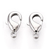 Brass Lobster Claw Clasps KK-YW0004-01A-P-1