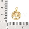 Brass Micro Pave Cubic Zirconia Pendants KK-D325-57G-02-3