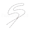 Non-Tarnish 304 Stainless Steel Satellite Chain Slider Necklace Making AJEW-JB01247-02-1