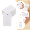DICOSMETIC 150Pcs Rectangle Paper One Pair Earring Display Cards with Hanging Hole CDIS-DC0001-02A-4