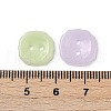 2-Hole Glass Buttons PORC-R010-04-3