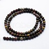 Natural Dendritic Jasper Beads Strands G-I199-20-6mm-2