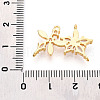 Brass Micro Pave Cubic Zirconia Chandelier Components Links KK-N263-36G-3